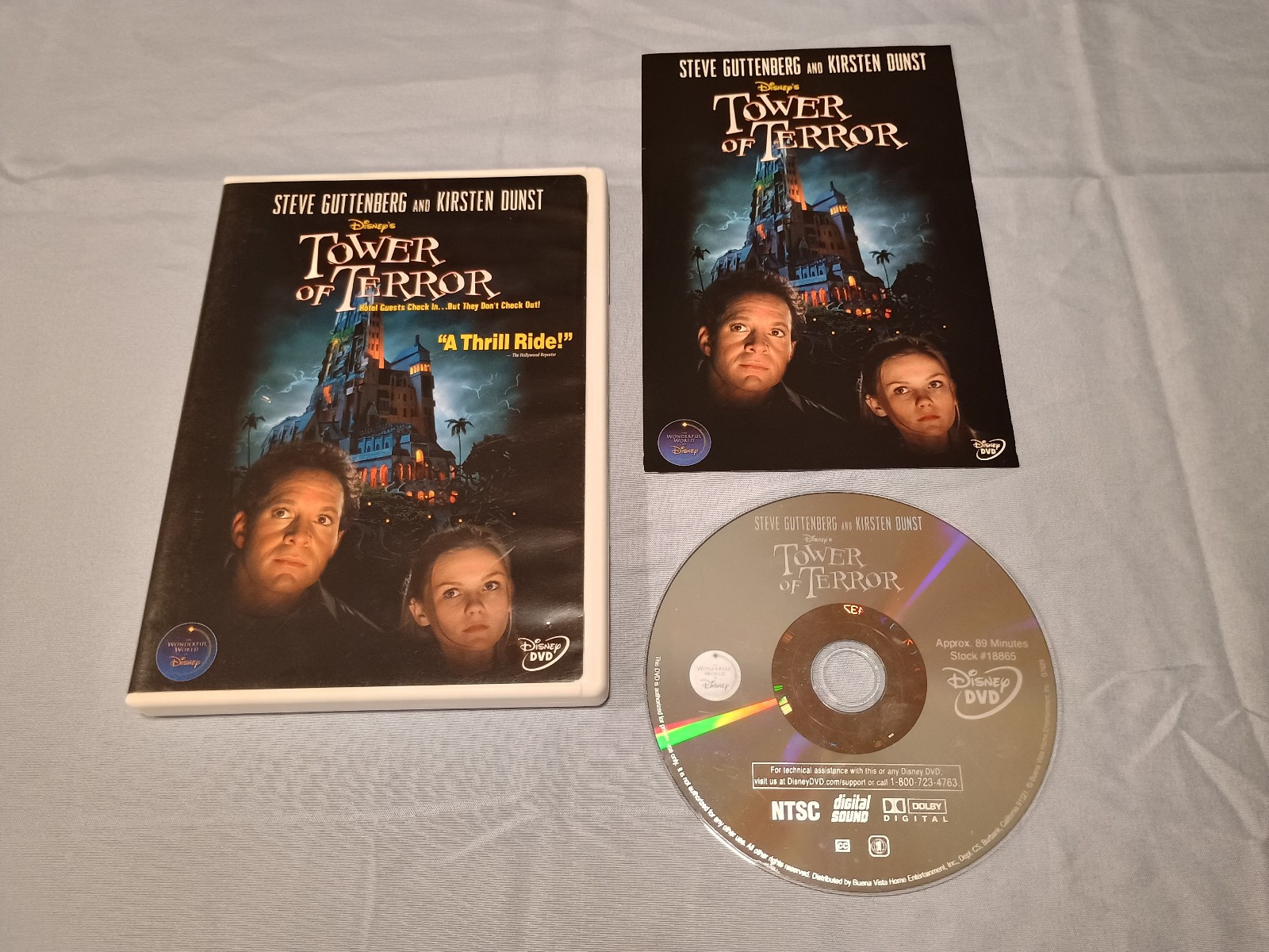 Disney\'s Tower of Terror DVD Steve Guttenberg Kirsten Dunst Disney\'s Tower of Terror DVD Steve Guttenberg Kirsten Dunst
