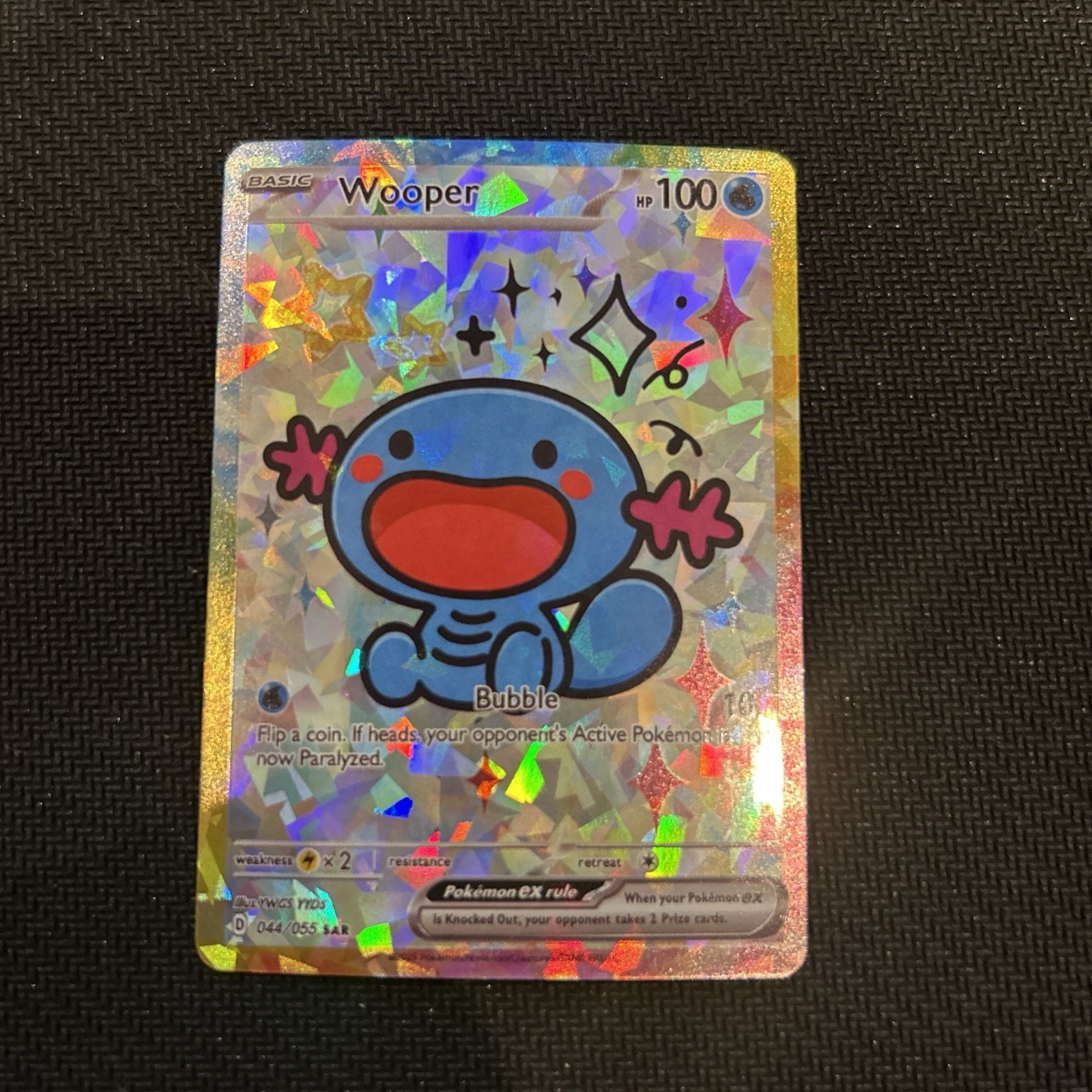 Pokemon Wooper Special Doujin Art Starry Holo Card Pokemon Wooper Special Doujin Art Starry Holo Card