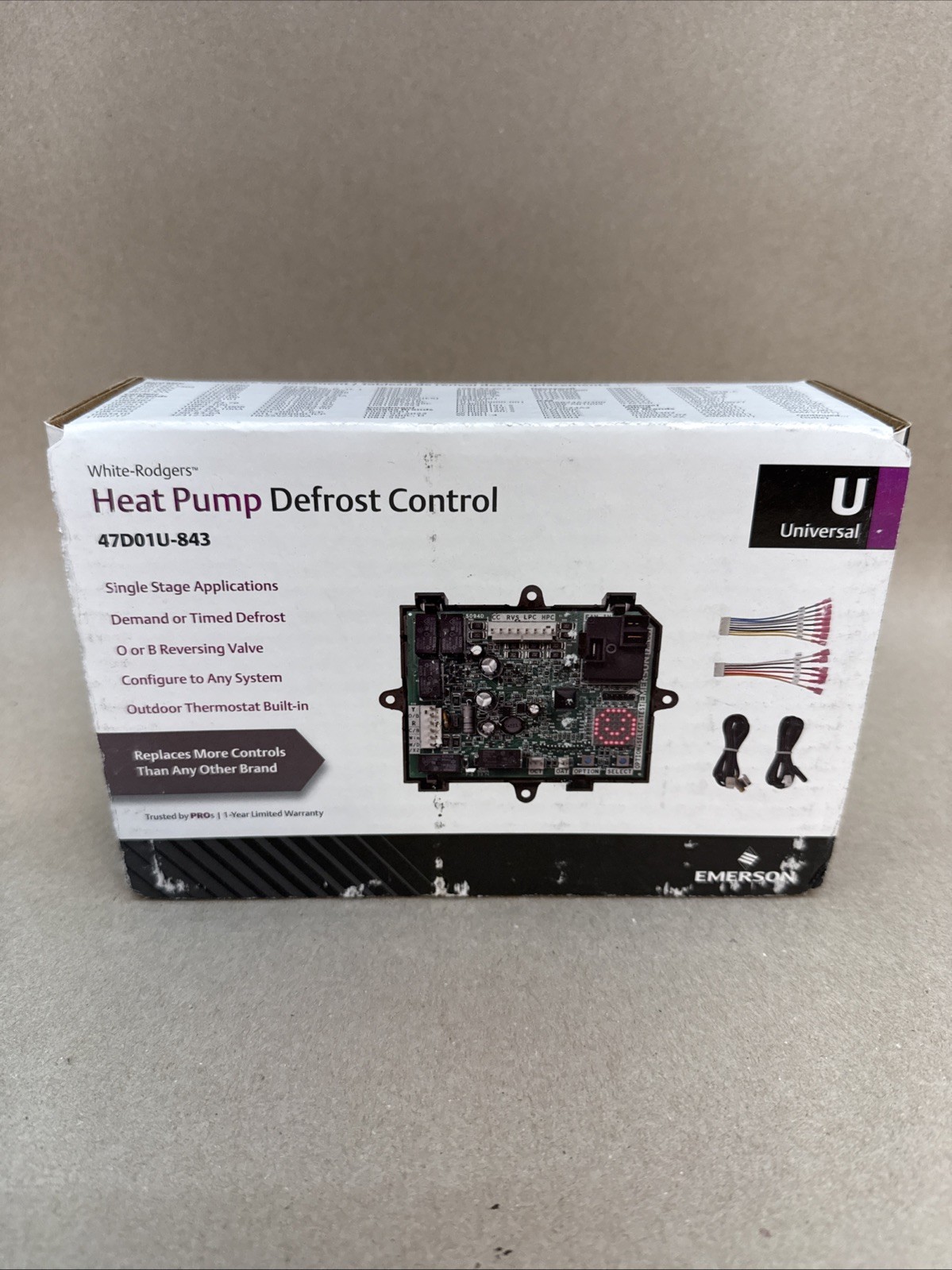 Heat Pump Defrost Control Board White Rodgers 47D01U-843 Heat Pump Defrost Control Board White Rodgers 47D01U-843