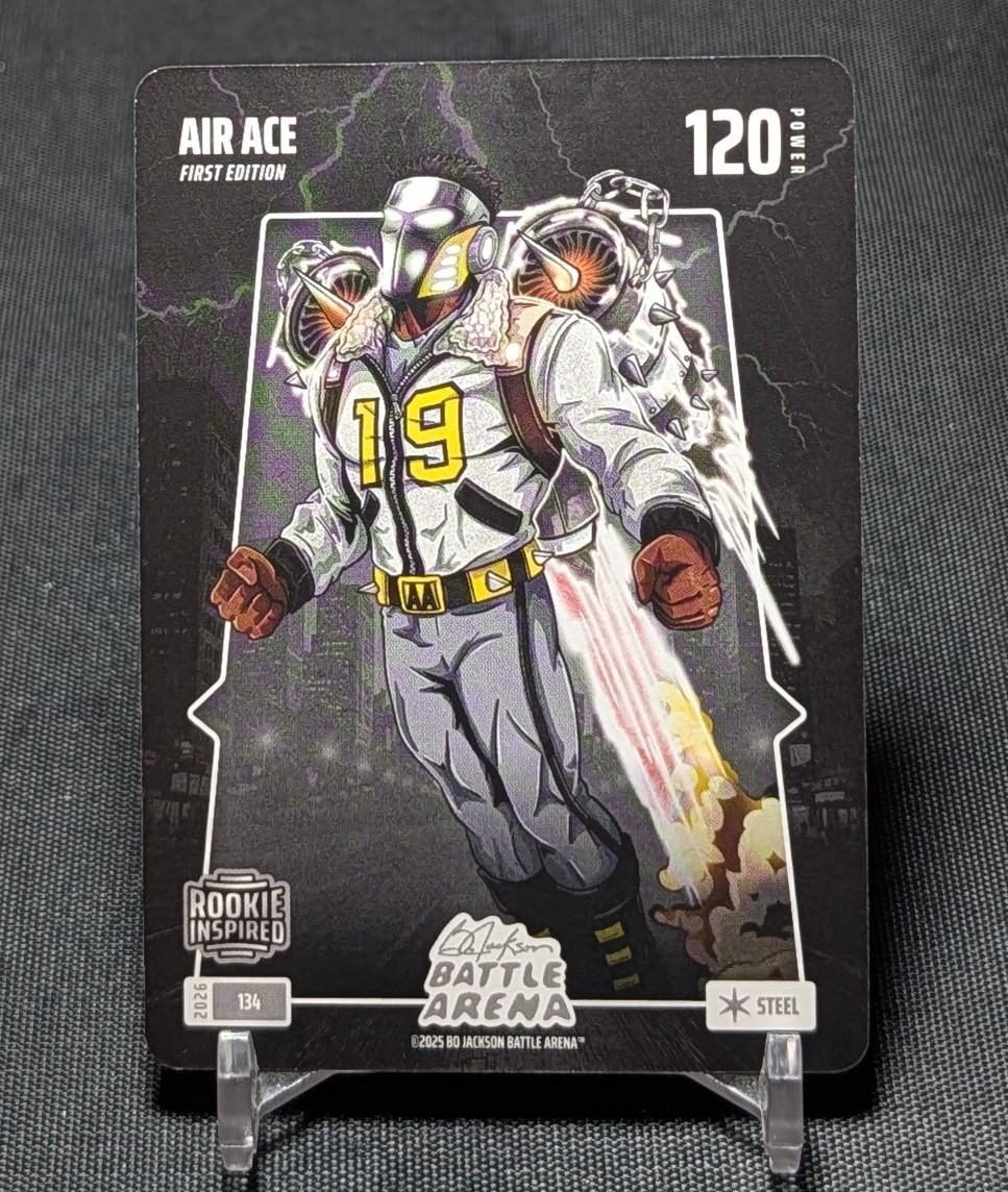 AIR ACE Bailey Steel 2026 Bo Jackson Battle Arena 1st Edition Card 134 Utah Jazz