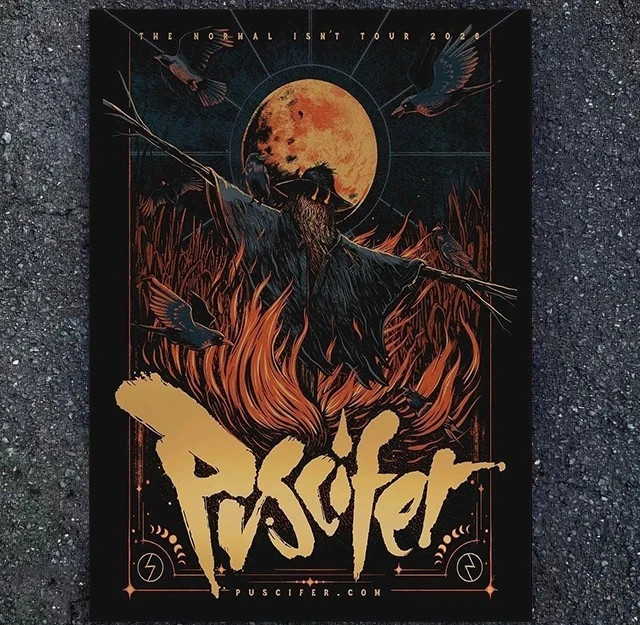 HOT Puscifer The Normal Isn’t Tour 2026 Poster