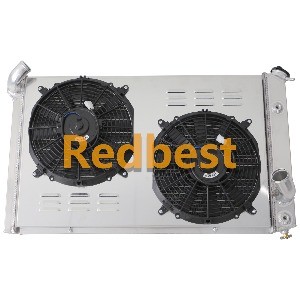 3Rows Alu Radiator+Shroud 2*12\