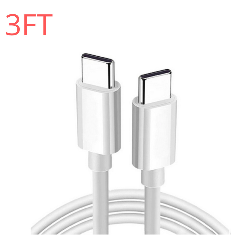 Wholesale PD 60W USB C to USB-C Cable Fast Charge Cord For iPhone15/Samsung/iPad