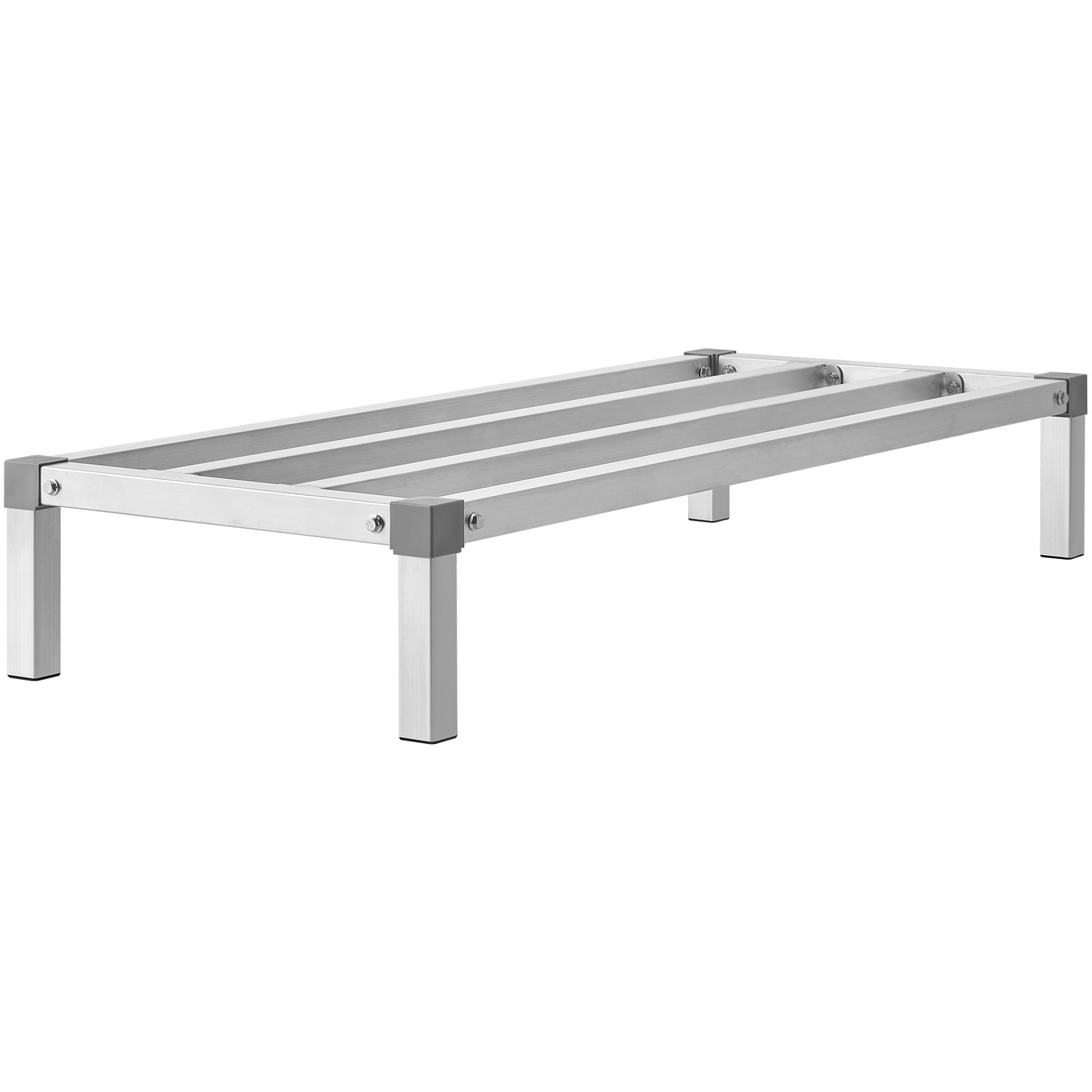 Uimoso Aluminum Dunnage Rack Stationary Dunnage Rack 48” x 20” x 8” Storage Rack