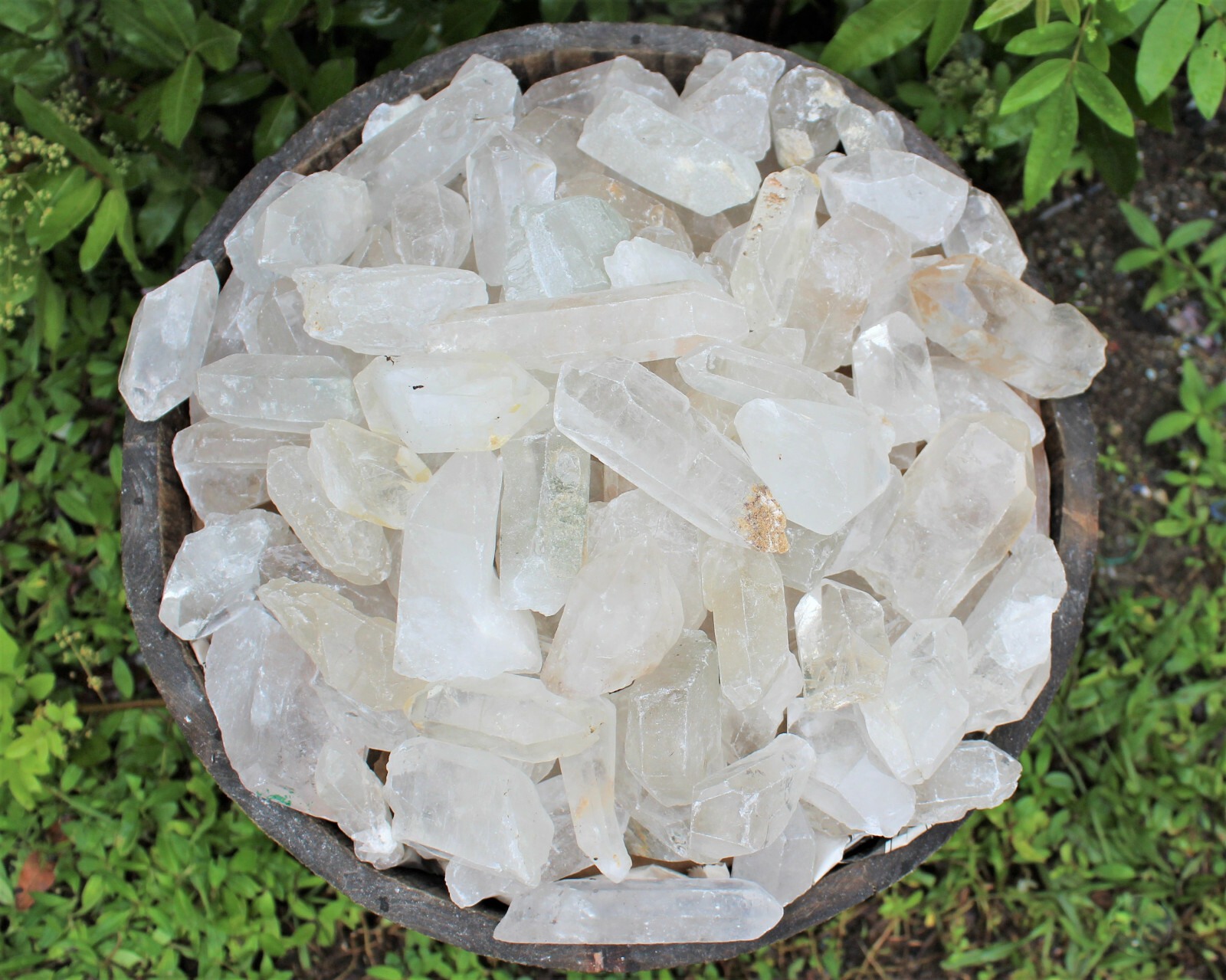 8 oz Natural Quartz Crystal Points - CLEARANCE Wholesale Bulk Lot (GREAT VALUE)