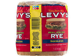 Levy's Real Jewish Rye Bread, SEEDLESS16oz. Levy's Real Jewish Rye Bread, SEEDLESS16oz.