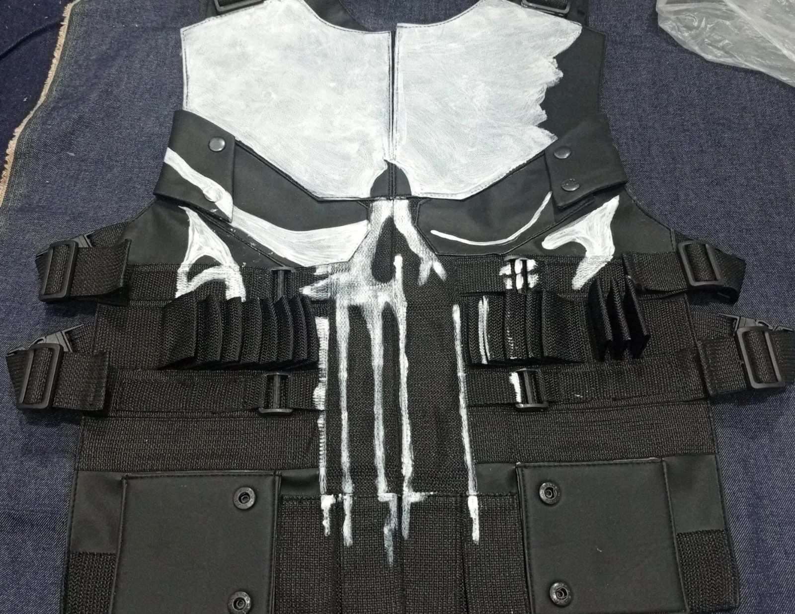 Men\'s The Punisher Season 3 Jon Bernthal Vest Jacket Real & Faux Leather