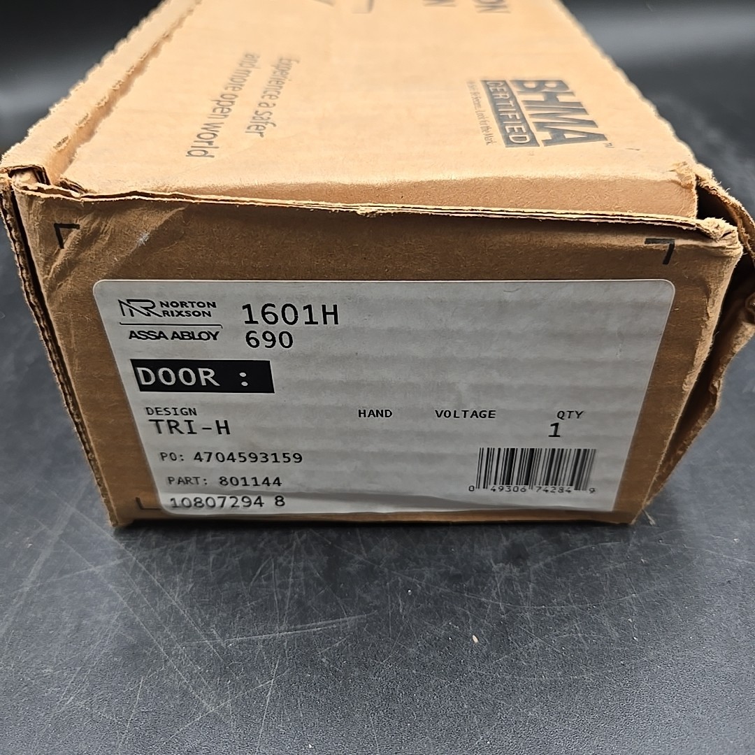 Norton Rixson Assa Abloy 1601H 690 Hold Open Arm Door Closer - Dark Bronze Norton Rixson Assa Abloy 1601H 690 Hold Open Arm Door Closer - Dark Bronze