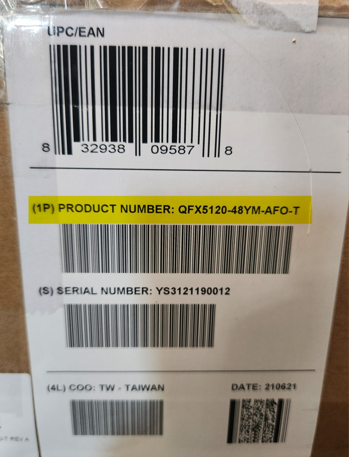 NEW JUNIPER QFX5120-48Y-AFO-T 48x 10/25GbE SFP28 8x 40/100GbE Switch Dual AC PS