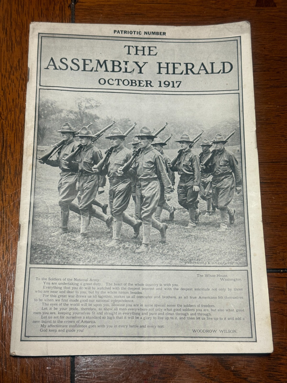The Assembly Herald October 1917 Original Copy Vol 23 No. 10 Military Issue The Assembly Herald October 1917 Original Copy Vol 23 No. 10 Military Issue