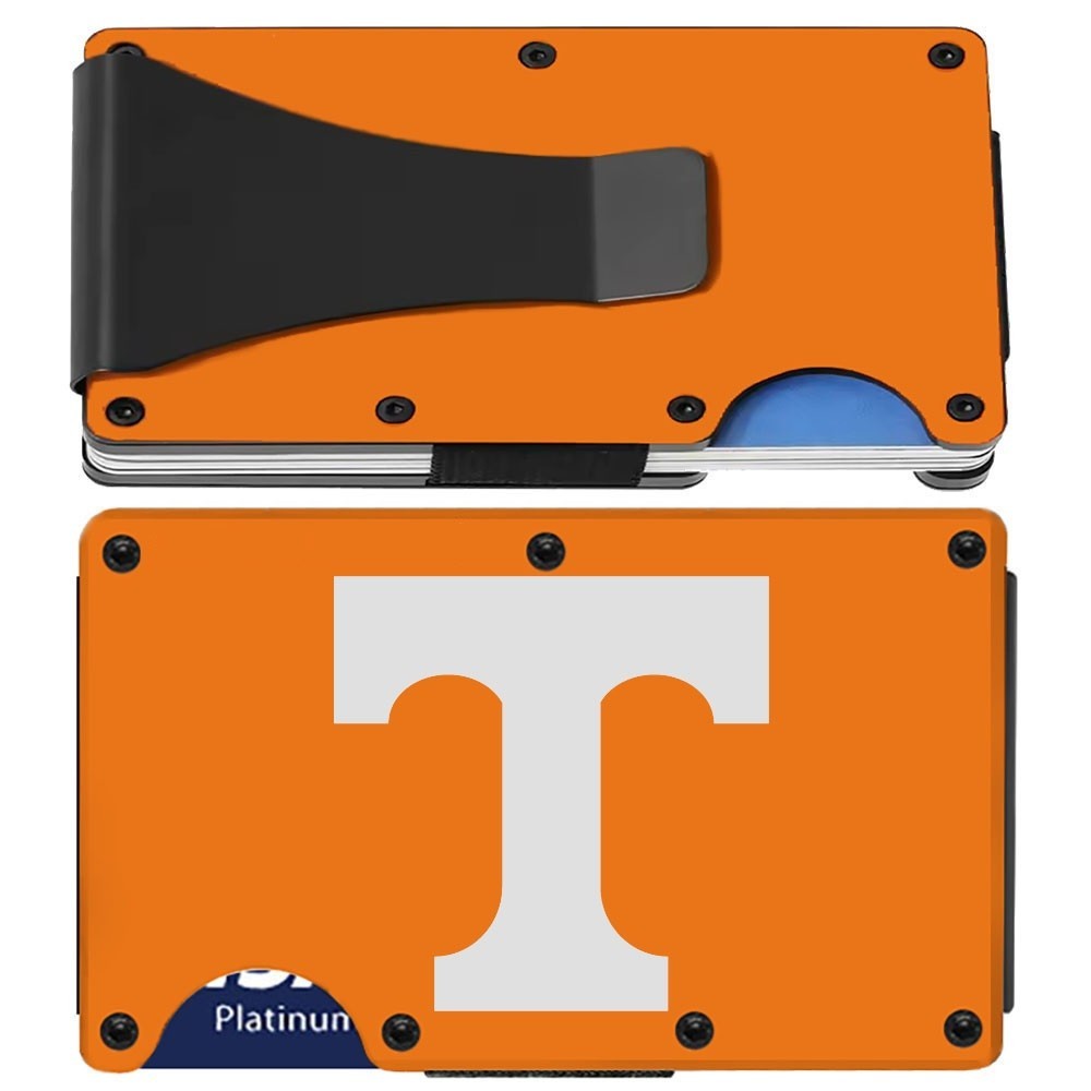Tennessee Volunteers Engraved Titanium Orange RFID Blocking Wallet Gift D7 Tennessee Volunteers Engraved Titanium Orange RFID Blocking Wallet Gift D7