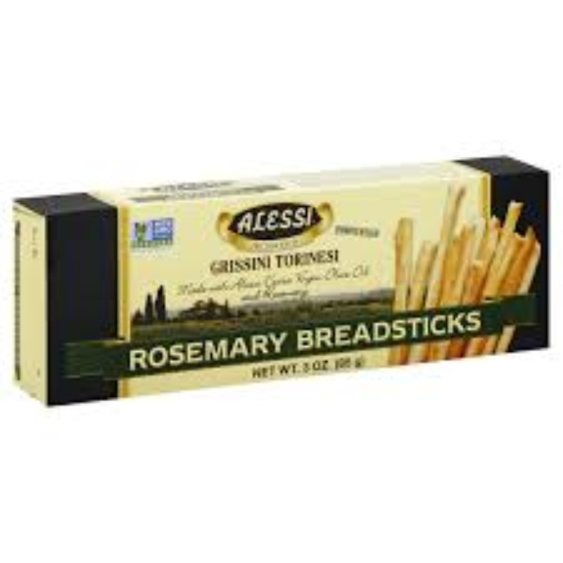 6x Alessi Rosemary Breadsticks 3oz 6x Alessi Rosemary Breadsticks 3oz