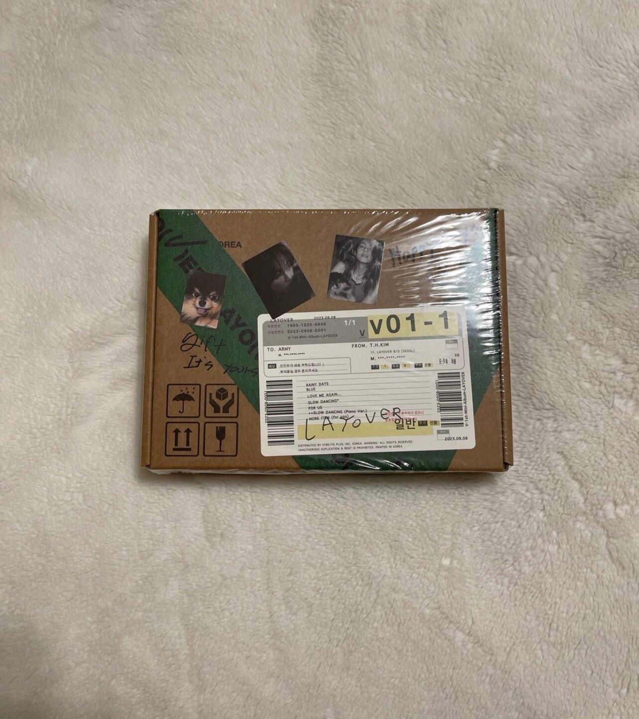 NEW SEALED Layover Album (Green Version) BTS V Taehyung NEW SEALED Layover Album (Green Version) BTS V Taehyung