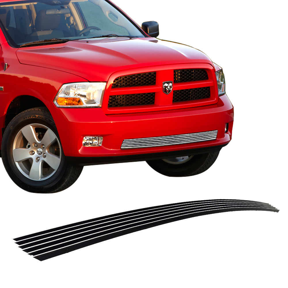 Fits 2009-2012 Dodge Ram 1500 Sport/Express Chrome Bumper Aluminum Billet Grille Fits 2009-2012 Dodge Ram 1500 Sport/Express Chrome Bumper Aluminum Billet Grille