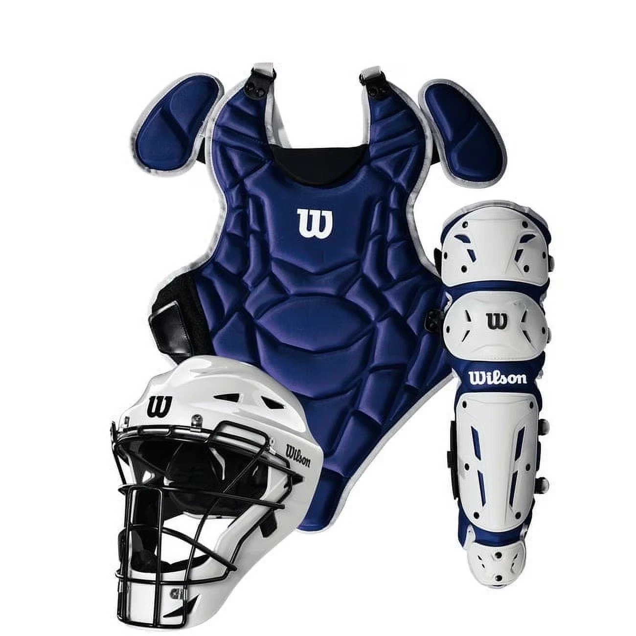 Wilson EZ Gear 2.0 Catcher’s Gear Kit - Royal, Small / Medium (Ages 5-7) Wilson EZ Gear 2.0 Catcher’s Gear Kit - Royal, Small / Medium (Ages 5-7)