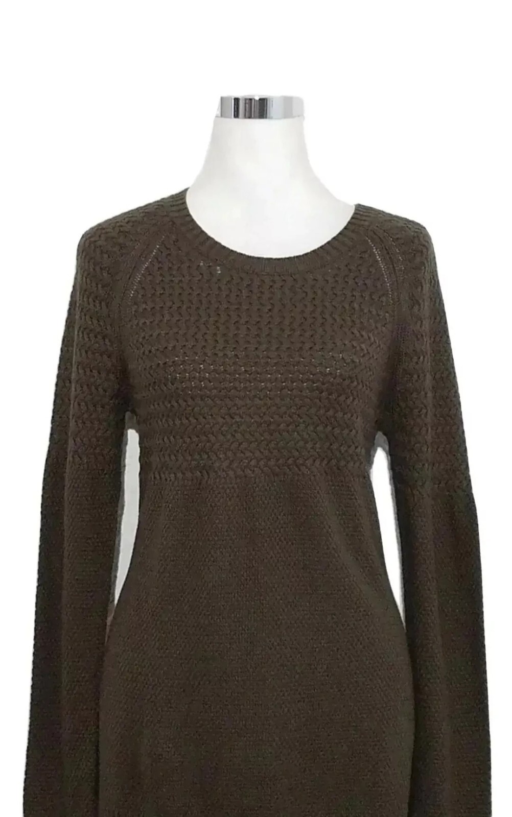 Talbots Women\'s Sweater Pullover Knit Brown 55% Cotton Size Small 4-6 NEW Talbots Women\'s Sweater Pullover Knit Brown 55% Cotton Size Small 4-6 NEW