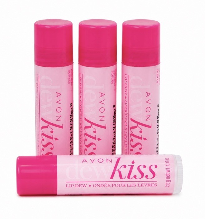 NEW Lot of 4 Avon DEW KISS Lip Balm Sealed Fresh Discontinued Retired NEW Lot of 4 Avon DEW KISS Lip Balm Sealed Fresh Discontinued Retired