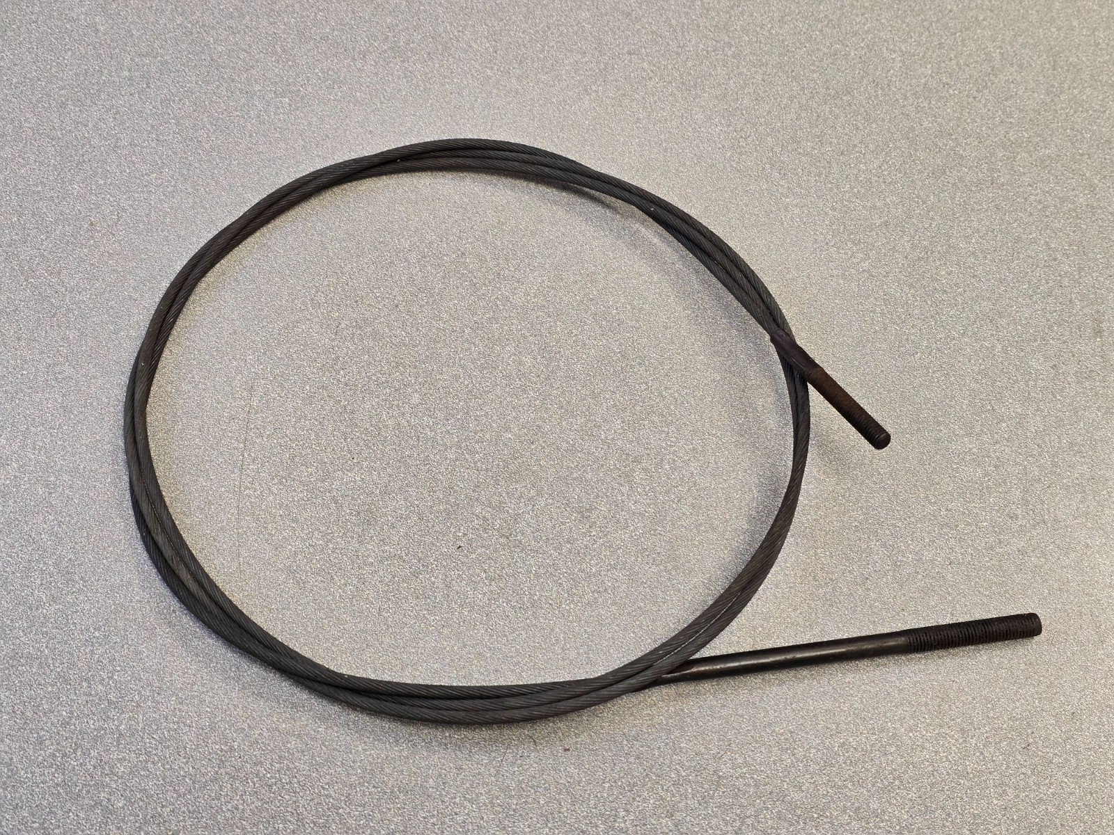 NICE USED ORIGINAL GENUINE PORSCHE 356B T6 356C 1905mm CLUTCH CABLE 6/7mm ENDS