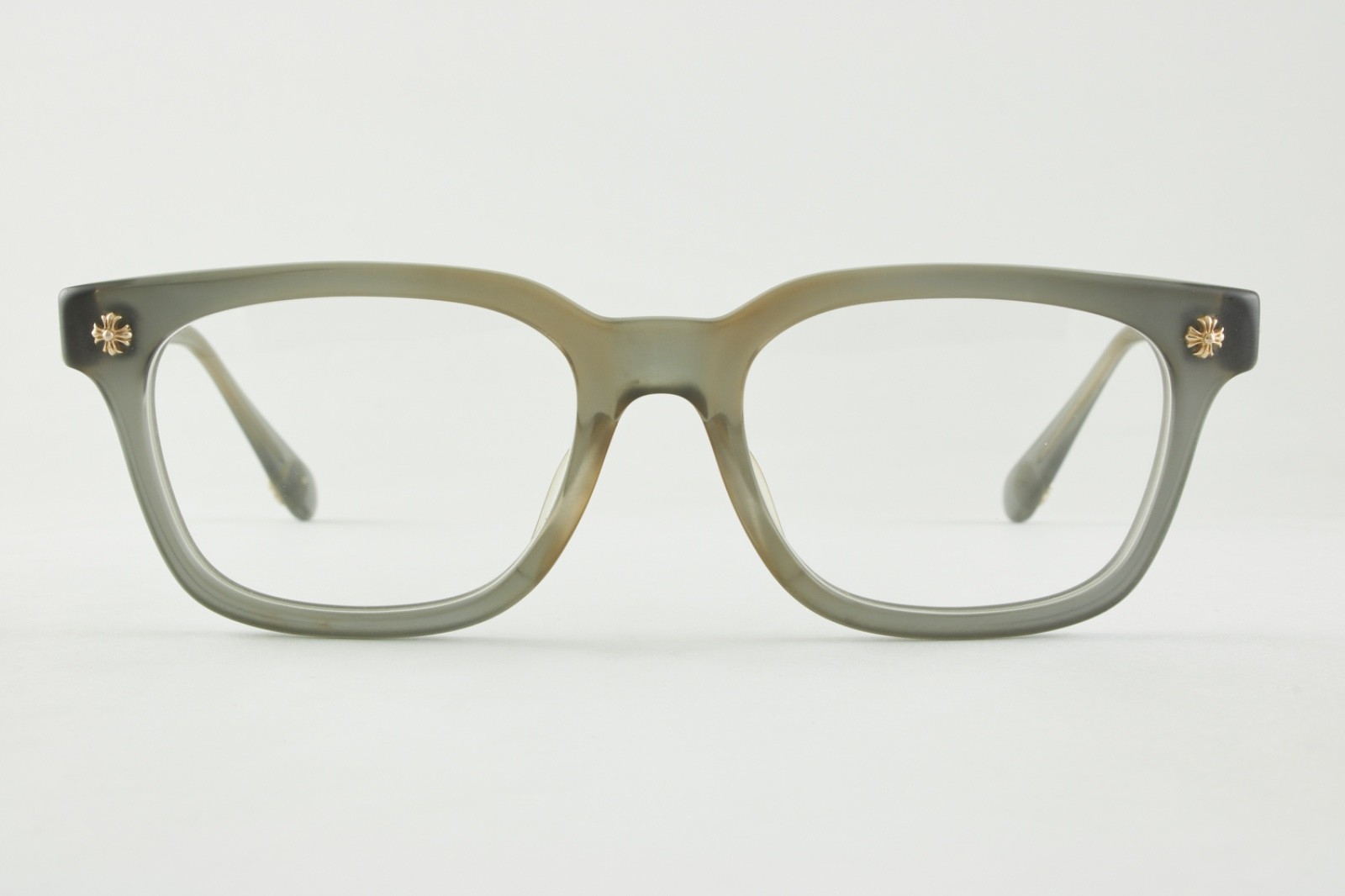 Rare Authentic Chrome Hearts COX UCKER MGR 52mm Matte Gray Glasses Japan