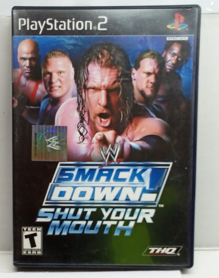 WWE SmackDown Shut Your Mouth (PlayStation 2, 2002) Complete Tested Working