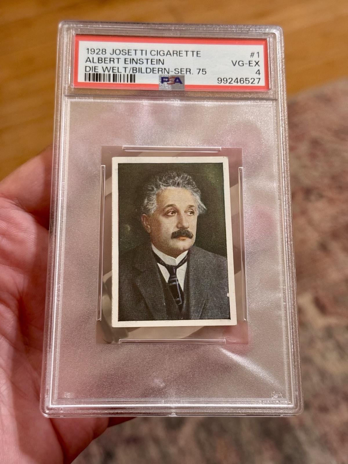 1928 Albert Einstein - Josetti - PSA 4 Very Good EX - Rare - Low Pop 1928 Albert Einstein - Josetti - PSA 4 Very Good EX - Rare - Low Pop