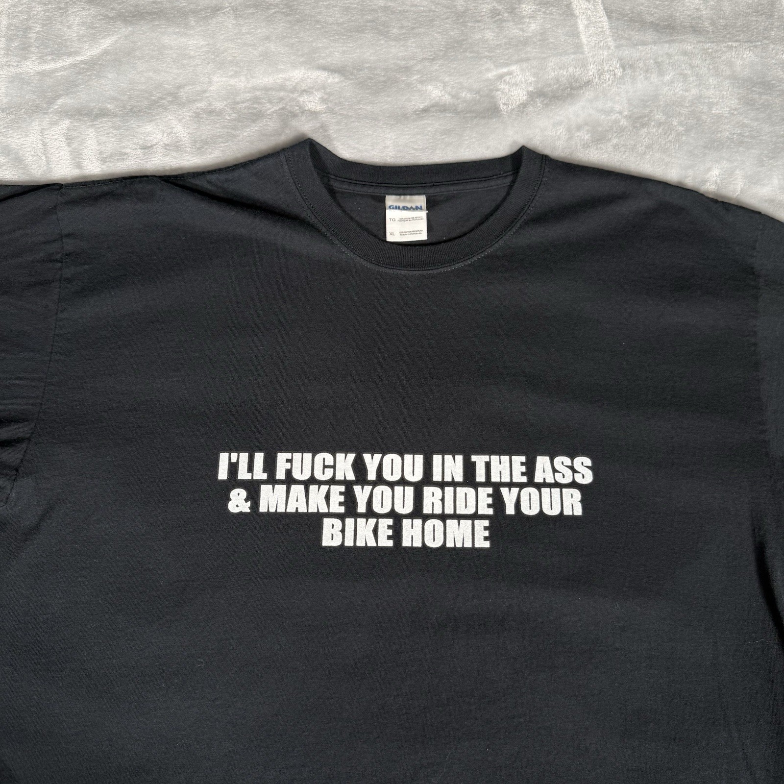 Vintage Foul Mouth Shirt Mens XL Offensive Humor Funny Black Y2K Vintage Foul Mouth Shirt Mens XL Offensive Humor Funny Black Y2K
