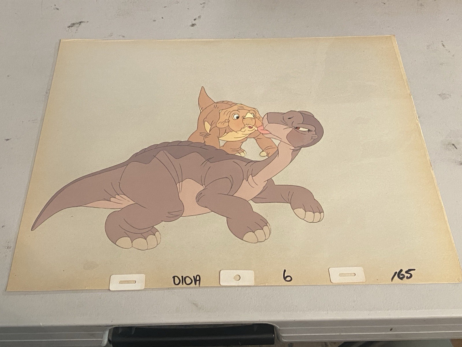 Land Before Time Original Movie Cel 1988 Land Before Time Original Movie Cel 1988