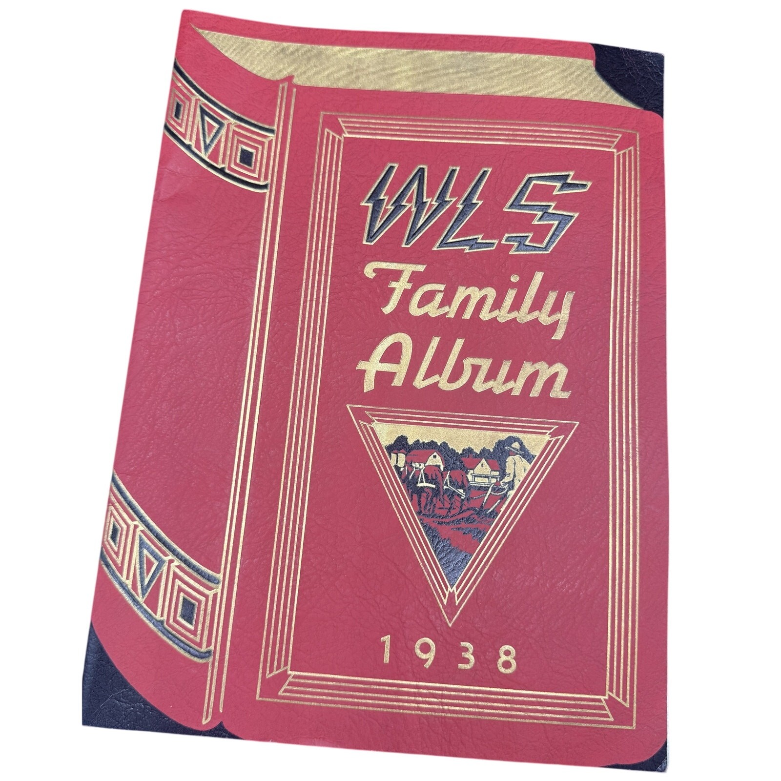 📖 Vintage 1938 WLS Family Album Prairie Farmer Book Collectible Radio History