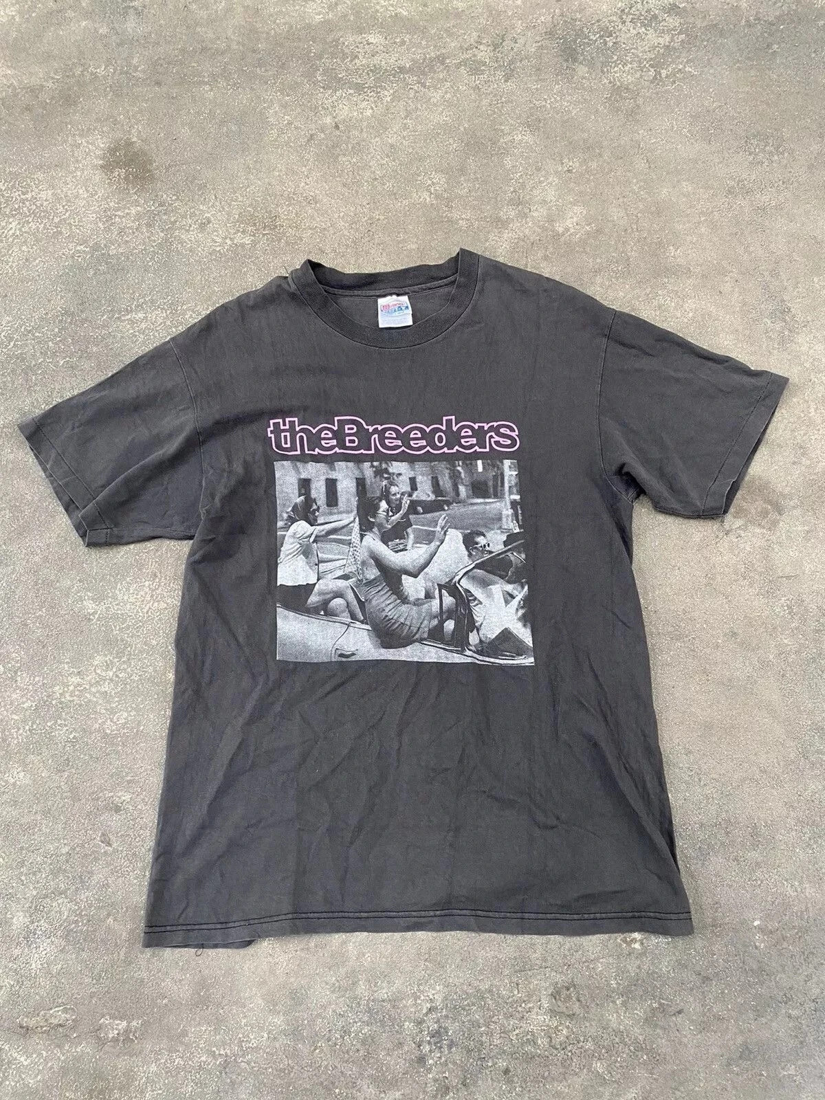 The Breeders Band Vintage 90s Rare Design Black Unisex T Shirt S-5XL
