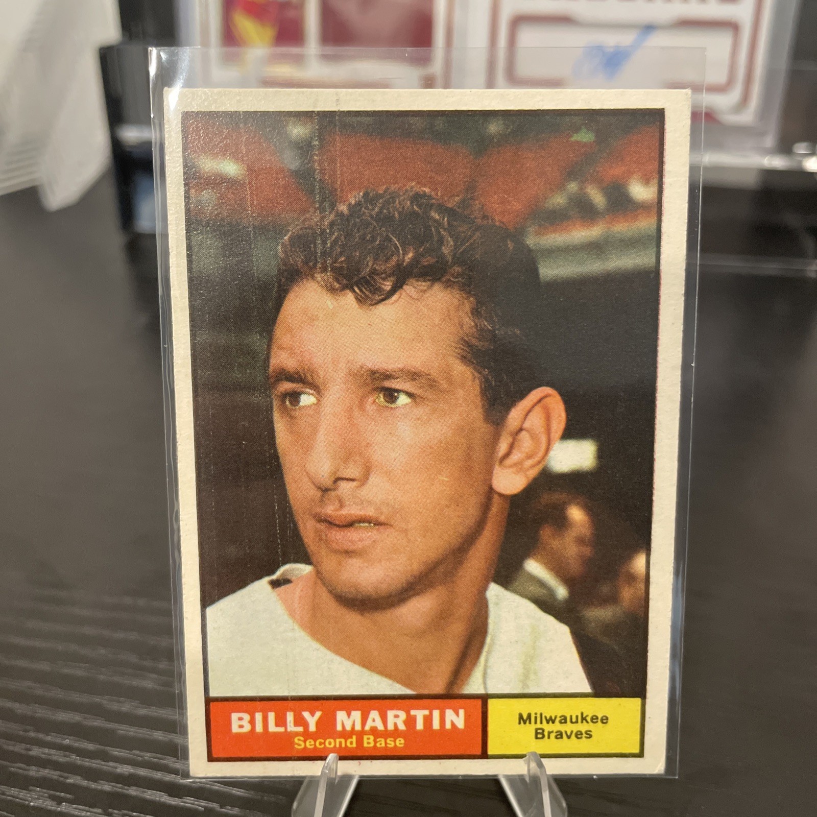 1961 Topps #89 BILLY MARTIN New York Yankees EXMT 1961 Topps #89 BILLY MARTIN New York Yankees EXMT