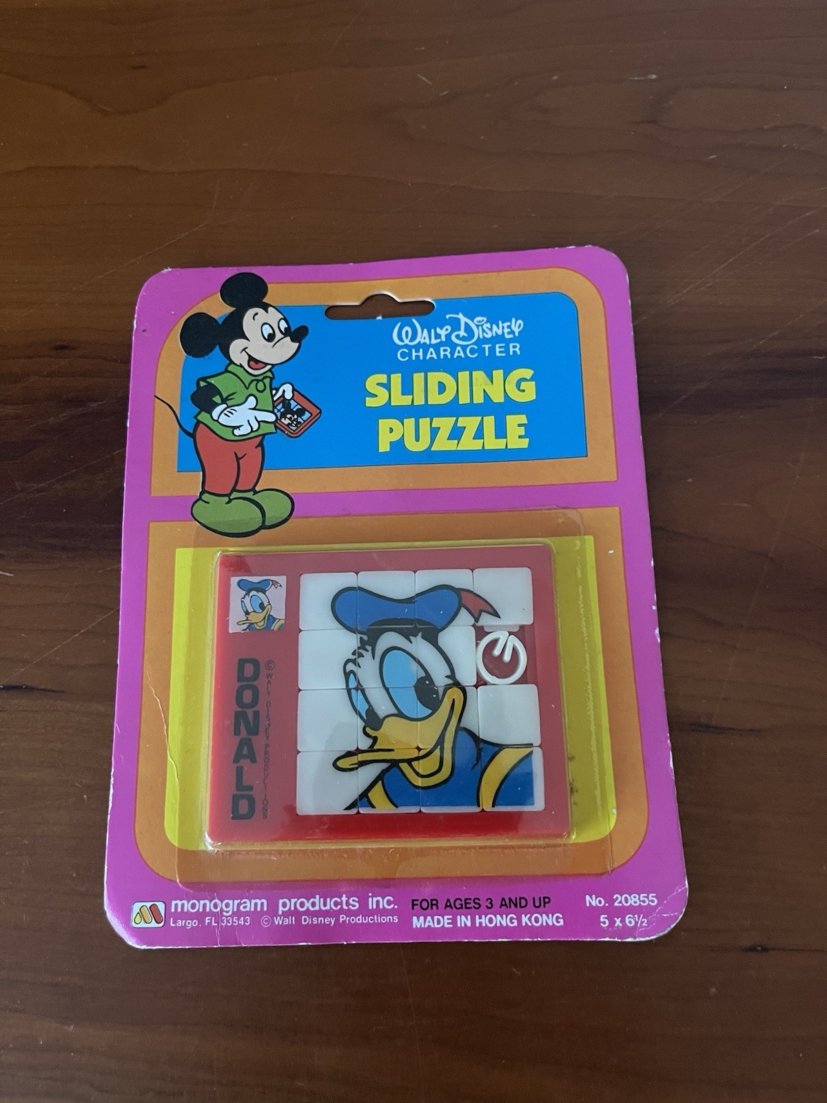 NEW SEALED VINTAGE 1970'S Donald Duck SLIDING TILE PUZZLE WALT DISNEY NEW SEALED VINTAGE 1970'S Donald Duck SLIDING TILE PUZZLE WALT DISNEY