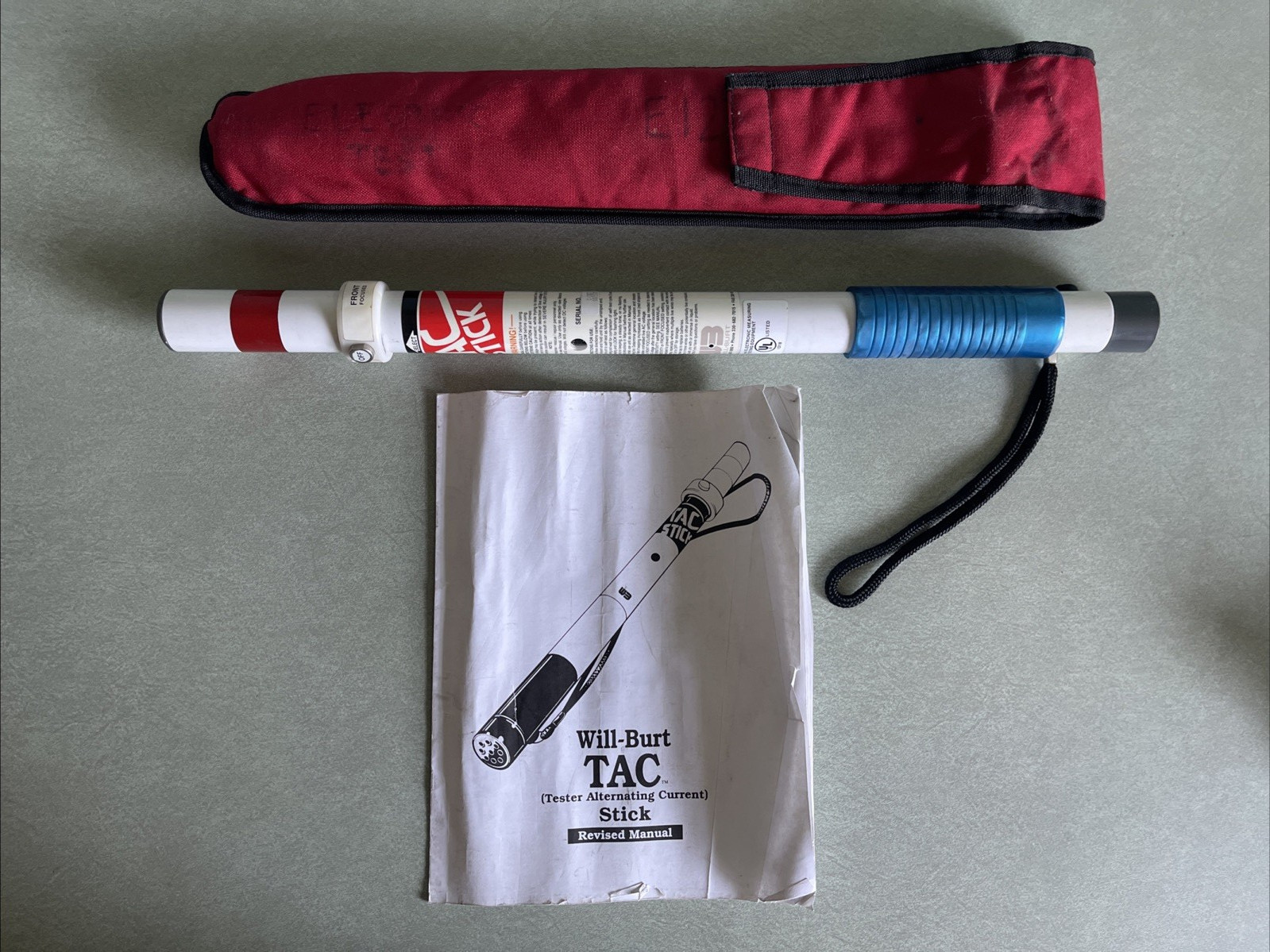 Vintage Will-Burt TAC Stick AC Voltage Detector Pro Fire Non-Contact Hot Stick Vintage Will-Burt TAC Stick AC Voltage Detector Pro Fire Non-Contact Hot Stick