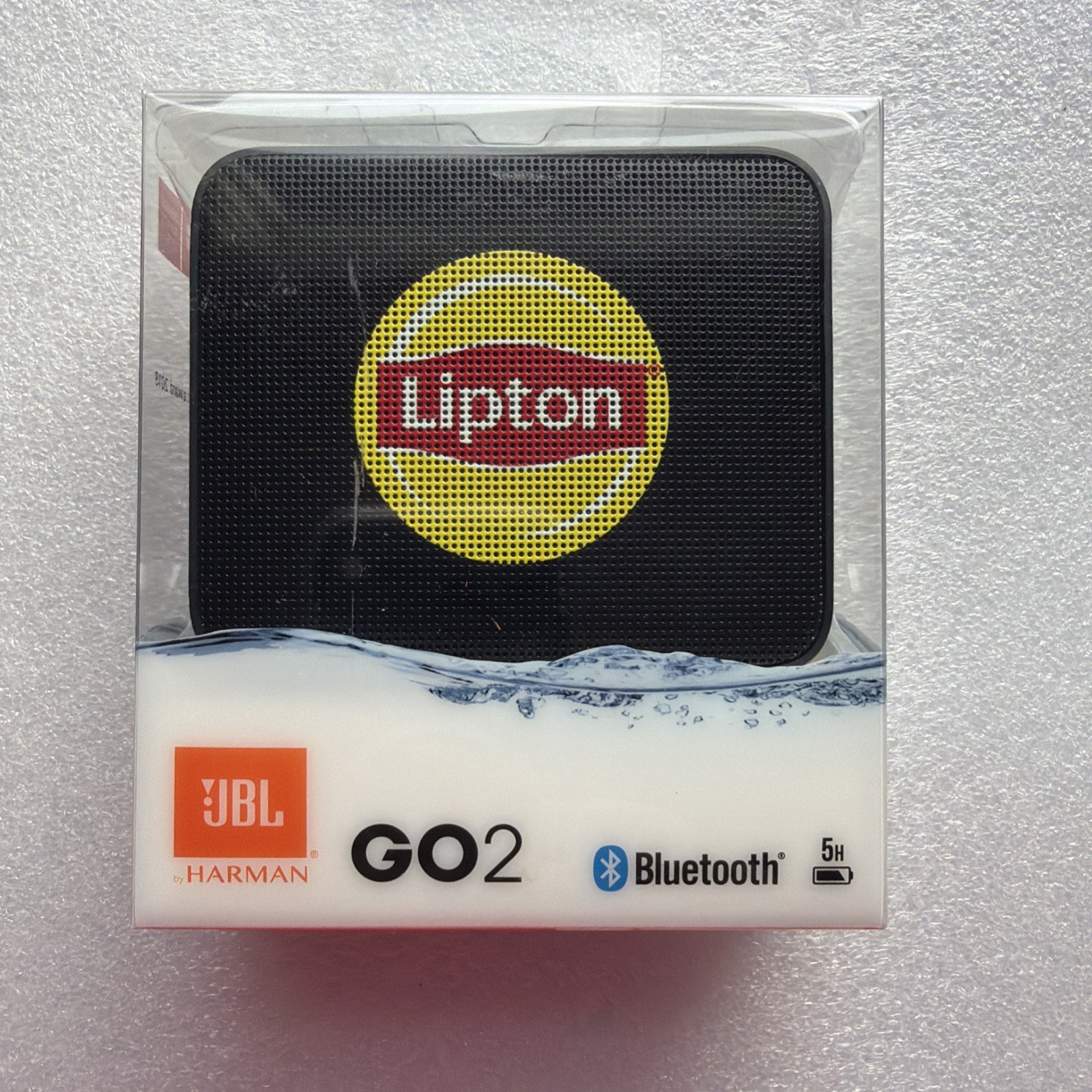 JBL GO 2 Waterproof Portable Bluetooth Speaker - Lipton Logo - Grab & Go - NEW JBL GO 2 Waterproof Portable Bluetooth Speaker - Lipton Logo - Grab & Go - NEW