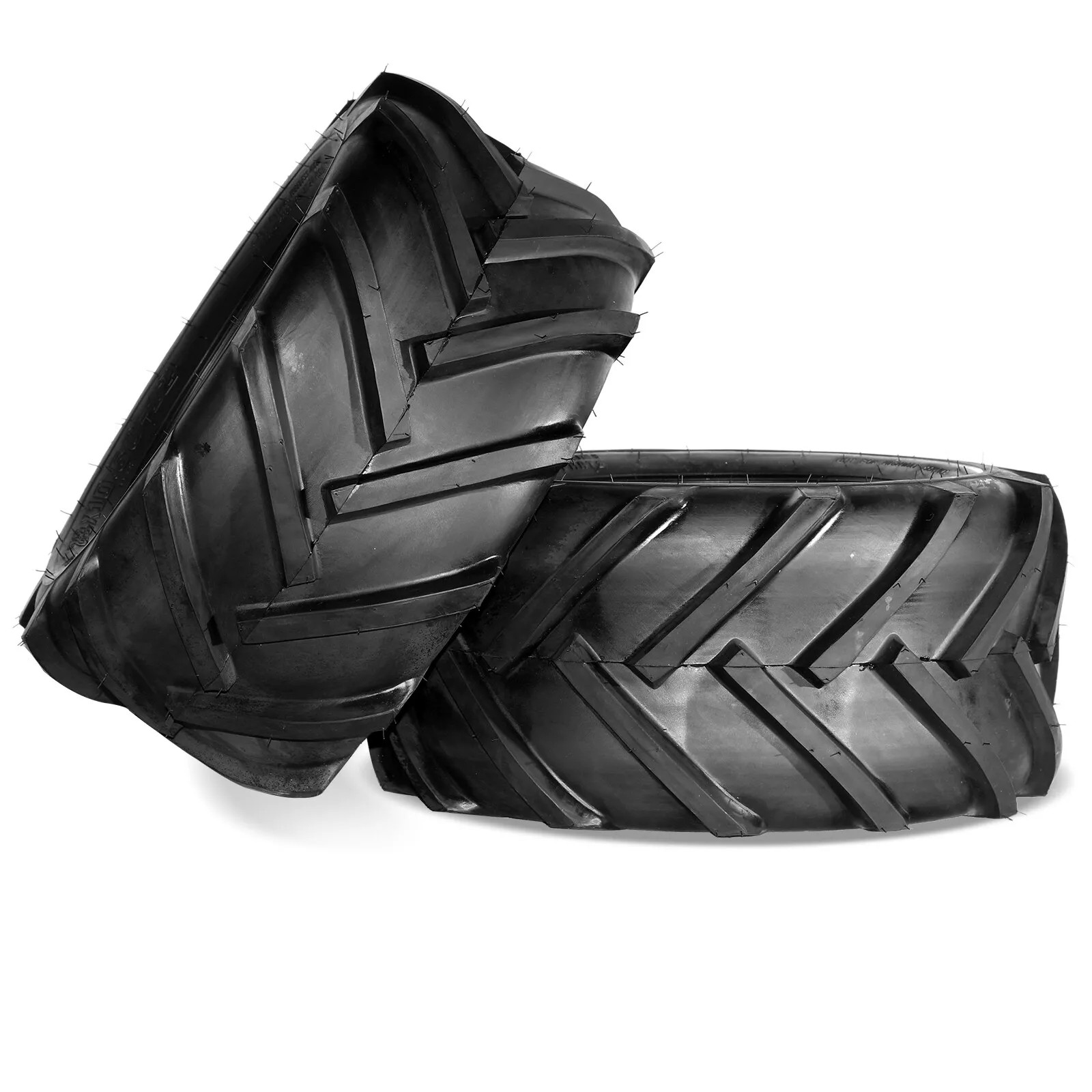Two 20x10.00-8 Lawn & Garden Mower Tractor Turf Tires 4 Ply 20x10-8 Tubeless