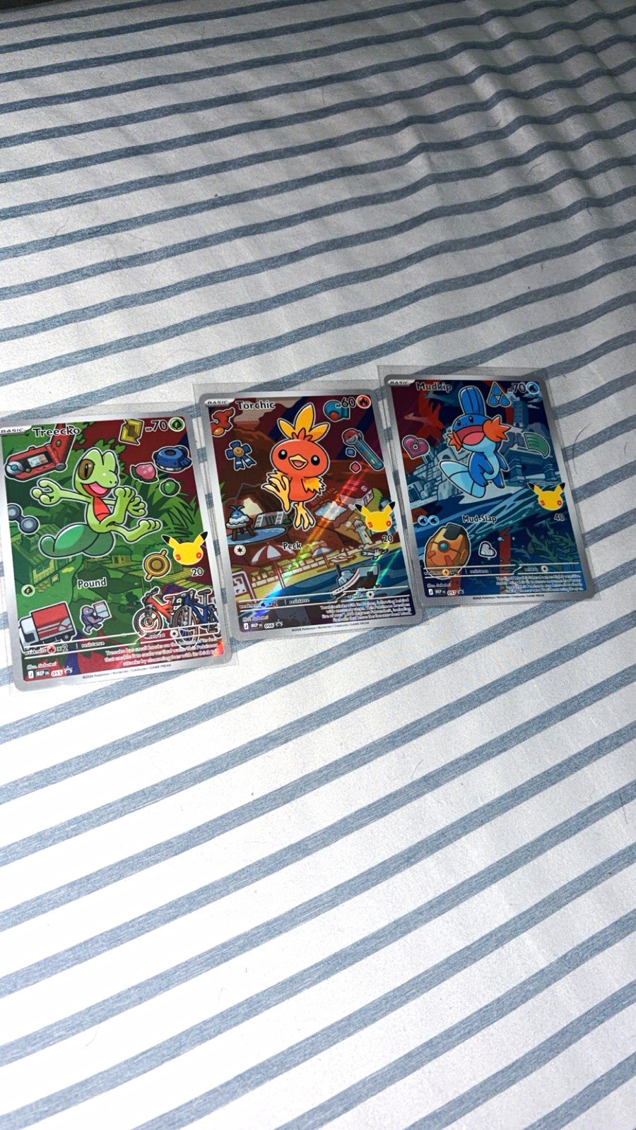 2026 Pokemon First Partner Series 3 Treecko Torchic Mudkip 055 056 057 Hoenn NM 2026 Pokemon First Partner Series 3 Treecko Torchic Mudkip 055 056 057 Hoenn NM