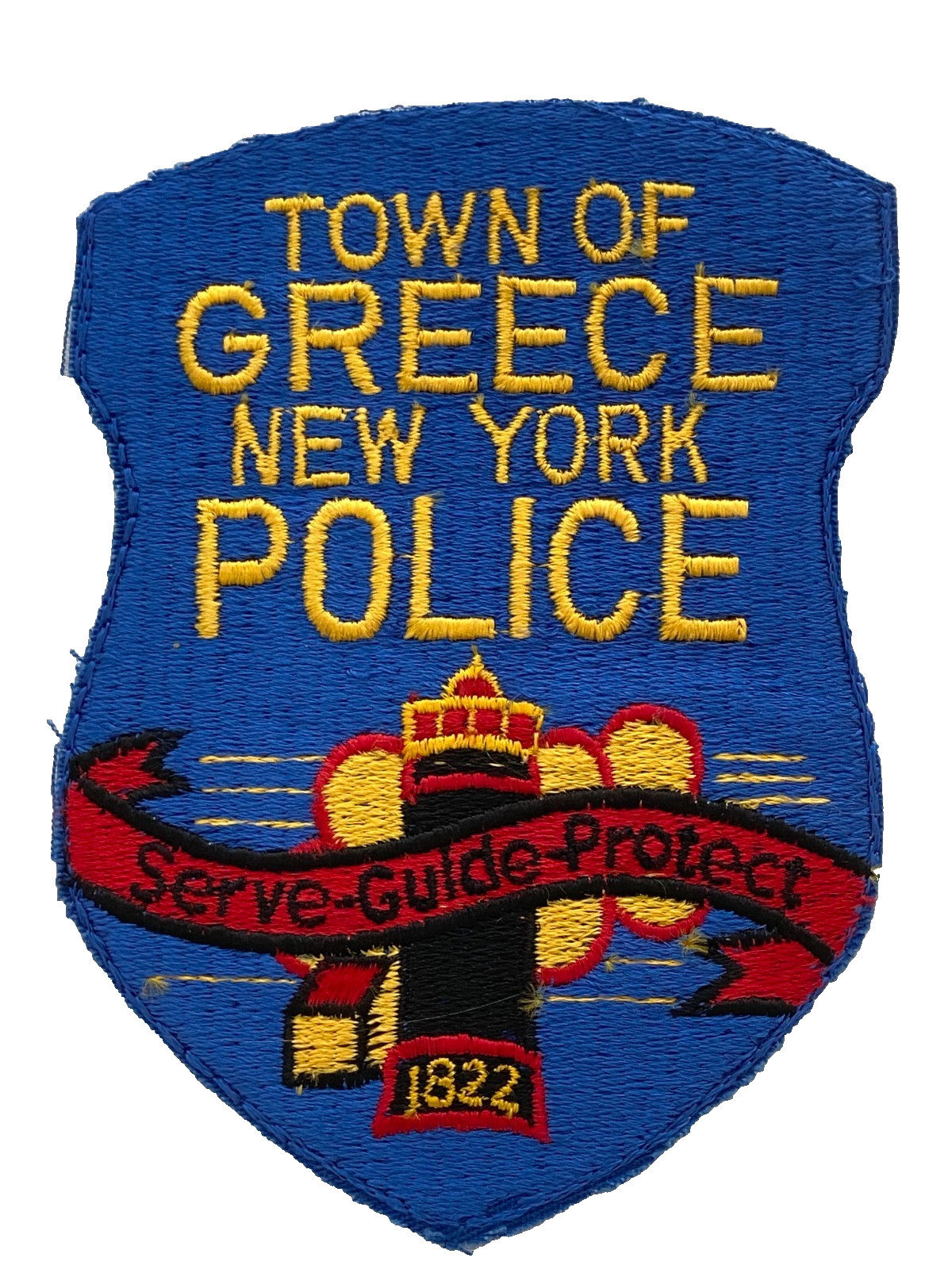 Town of GREECE New York NY Police Embroidered PATCH Obsolete