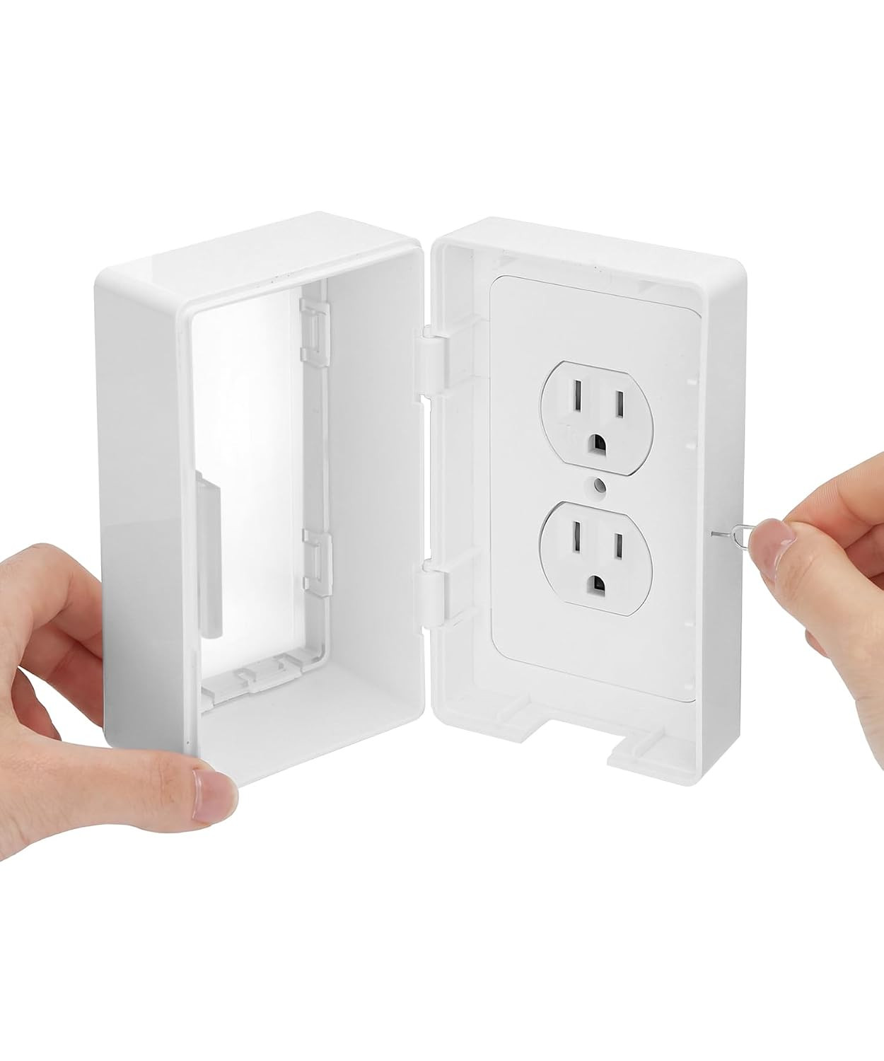 Bates- Baby Safety Outlet Cover Box, Locking Baby Proof Outlet Covers Bates- Baby Safety Outlet Cover Box, Locking Baby Proof Outlet Covers