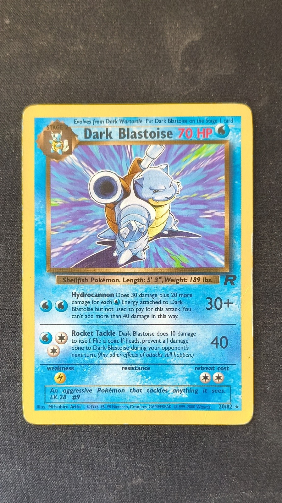 Dark Blastoise 20/82 Team Rocket Regular