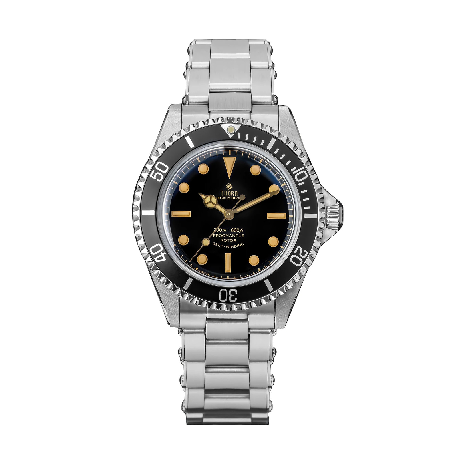Thorn T023 40mm Men's Diving Watch PT5000 Automatic 200m Sapphire Crystal