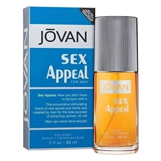 Jovan Sex Appeal Cologne Spray 88ml for Men