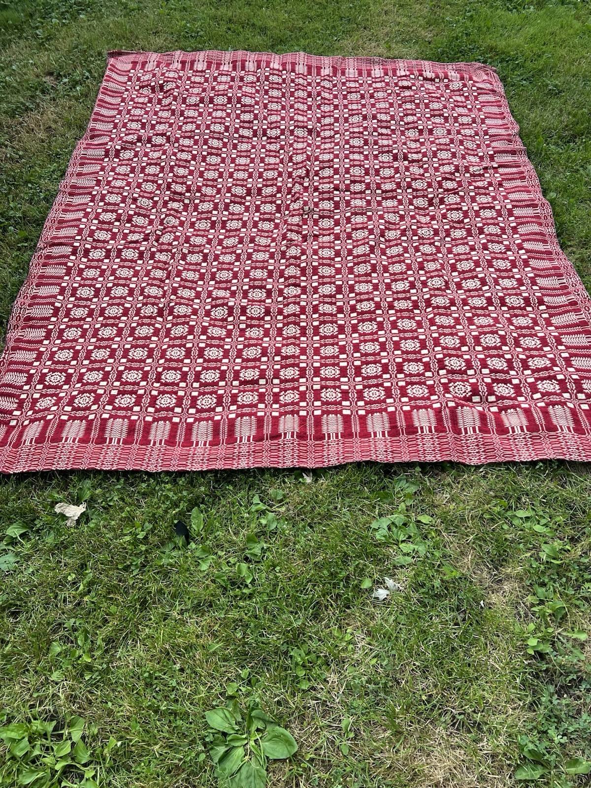 Vintage Goodwin Guild Woven Wool Blanket Vintage Goodwin Guild Woven Wool Blanket