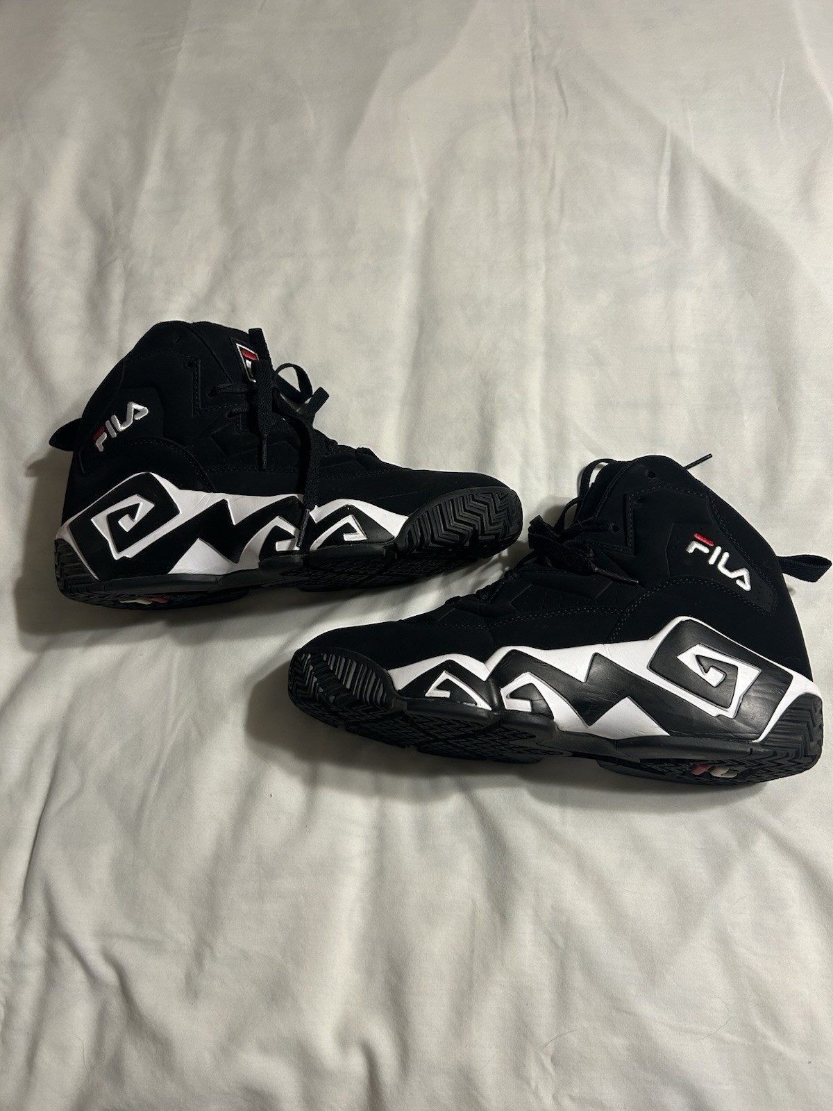 FILA MB JAMAL MASHBURN Retro BASKETBALL Shoe 1VB90140-014 Men’s 11.5 Worn Once