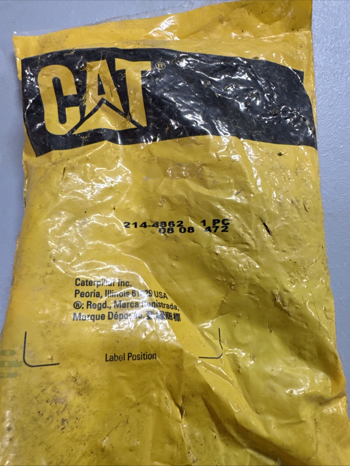 Caterpillar 214-4862 Or 266-1477 Caterpillar 214-4862 Or 266-1477