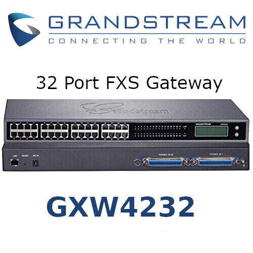 Grandstream GXW4232 32-Port FXS Gateway Analog to VoIP Grandstream GXW4232 32-Port FXS Gateway Analog to VoIP