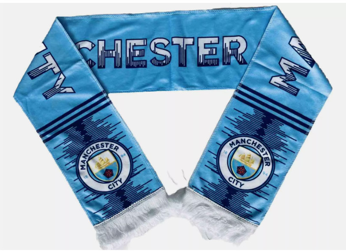 Manchester City Fan Scarf / Manchester City Soccer Scarf /Manchester City Banner Manchester City Fan Scarf / Manchester City Soccer Scarf /Manchester City Banner