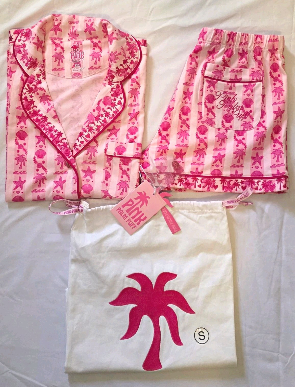 Brand New Pink Palm Pajamas in Blush Bay Womens Size S - NWT Brand New Pink Palm Pajamas in Blush Bay Womens Size S - NWT