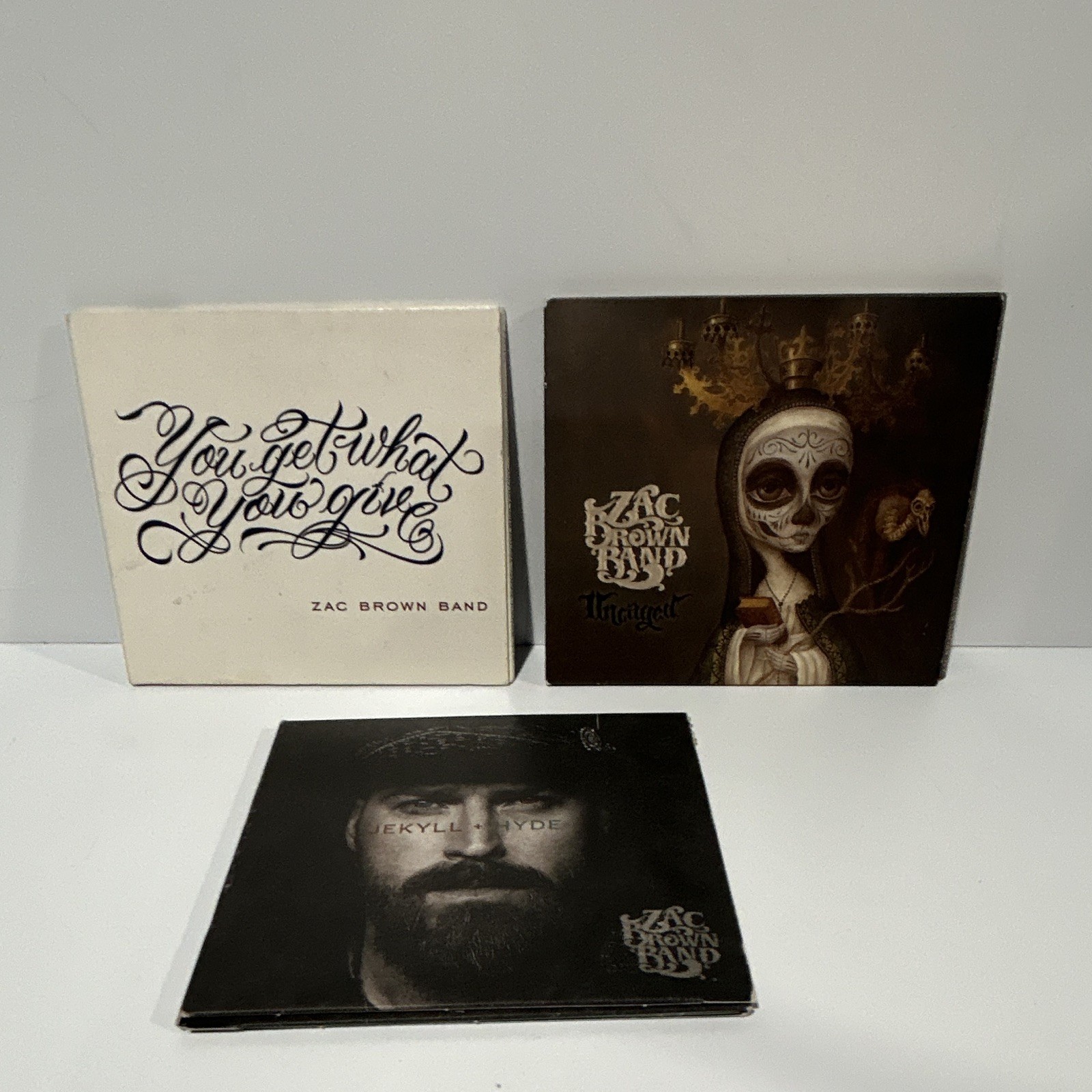 Zac Brown Band CD Collection Uncaged, Jekyll Hyde, You Get What You Give Zac Brown Band CD Collection Uncaged, Jekyll Hyde, You Get What You Give