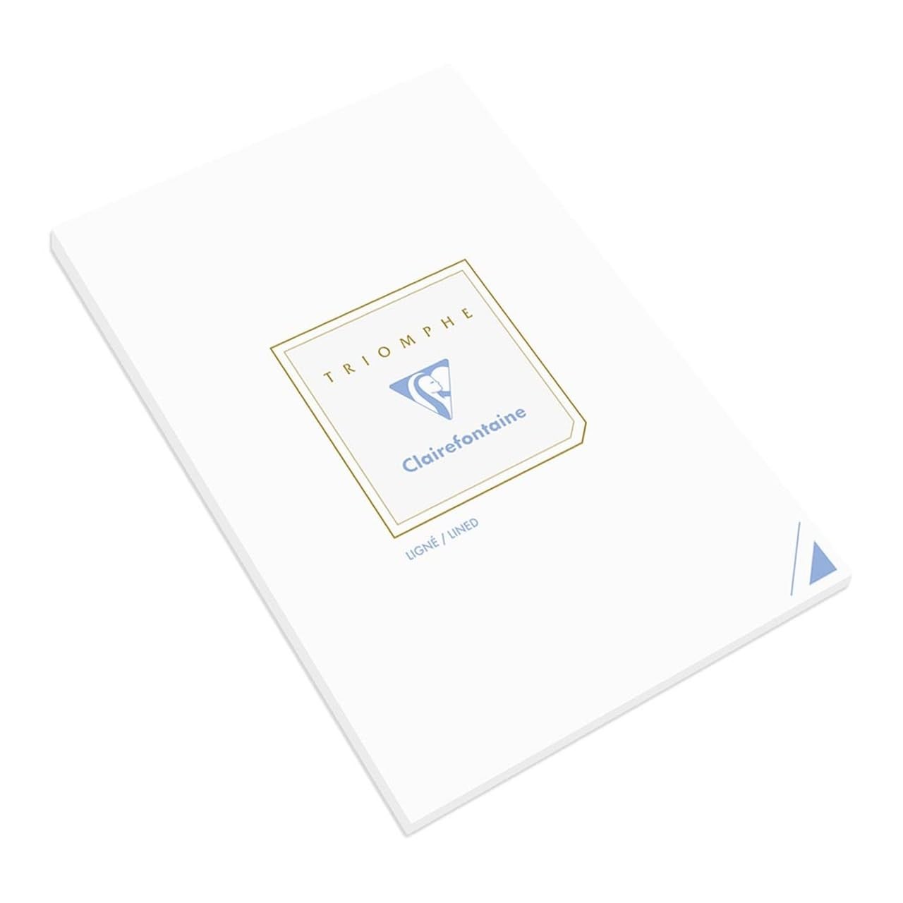 Clairefontaine Triomphe Blank Writing Paper Tablet, A4, 90g, 50 Sheets, White Clairefontaine Triomphe Blank Writing Paper Tablet, A4, 90g, 50 Sheets, White