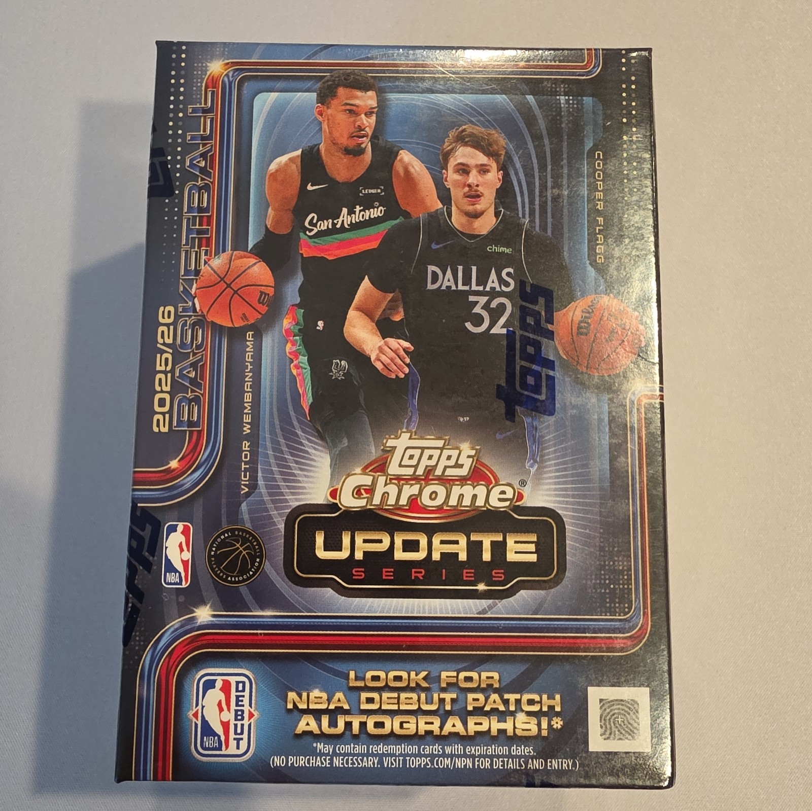 2025-26 Topps Chrome Update Basketball Factory Sealed Blaster Box