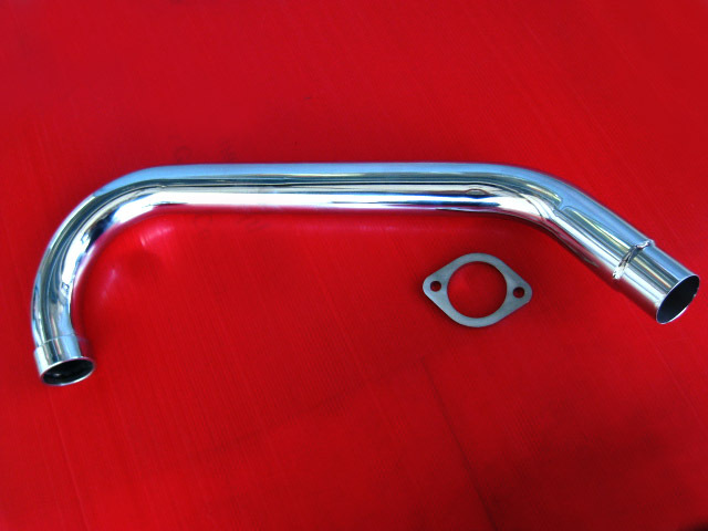 Fit YAMAHA SR500 SR400 CAFE RACER BOBBER  HEADER PIPE STAINLESS STEEL [mi2939]
